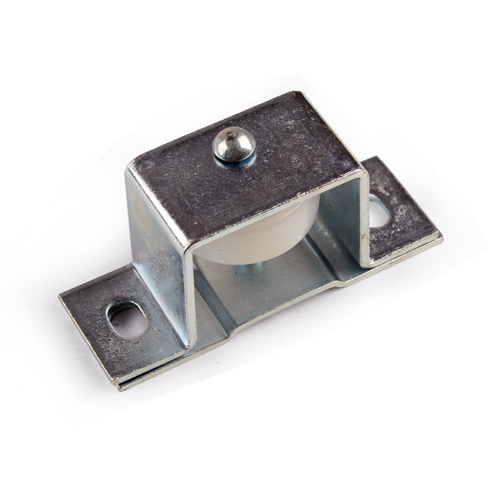 Floor-mounted guide roller