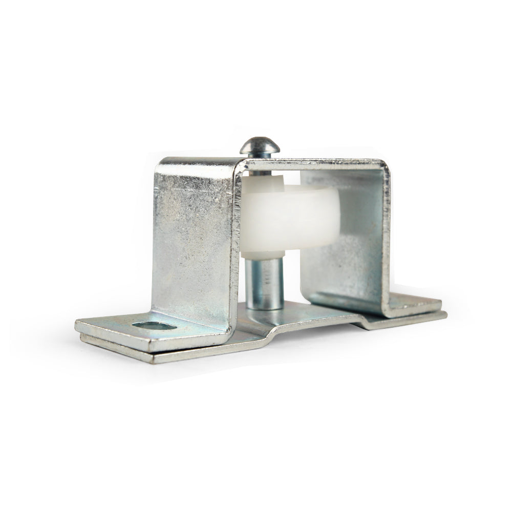 Floor-mounted guide roller