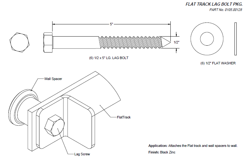 105-128 Lag Bolt Package