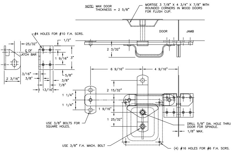 152 Door Latch