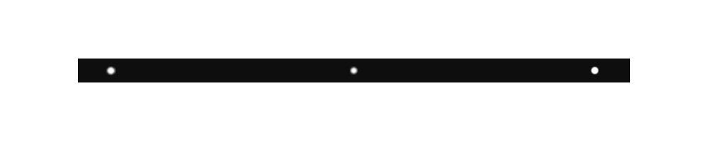 3' Guide Roller Strip