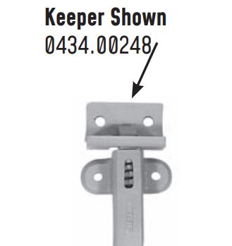 248 Medium Duty Spring Bolt Keeper