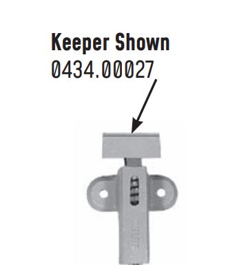 27 Medium Duty Spring Bolt Keeper